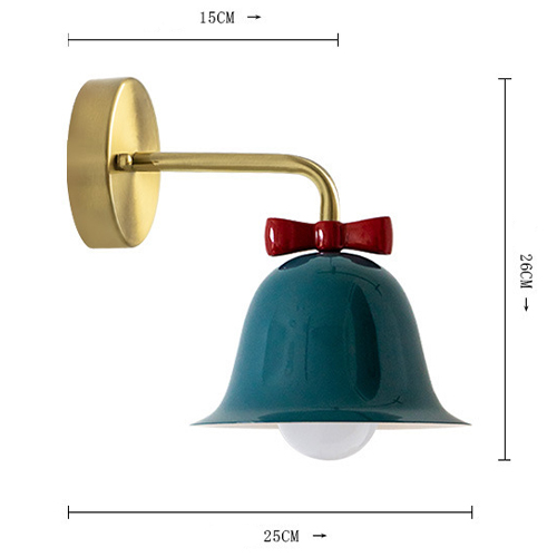 Бра Колокольчик Bell with Bow Deep Blue Wall Lamp Темно-синий в Омске