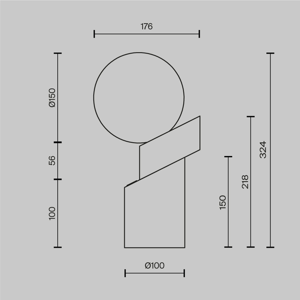 Настольный светильник Divario 3000К 3Вт в Омске