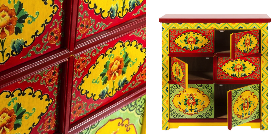 Комод в китайском стиле Chinese Multicolor Комод в китайском стиле Chinese Multicolor - Loft-Concept в Омске