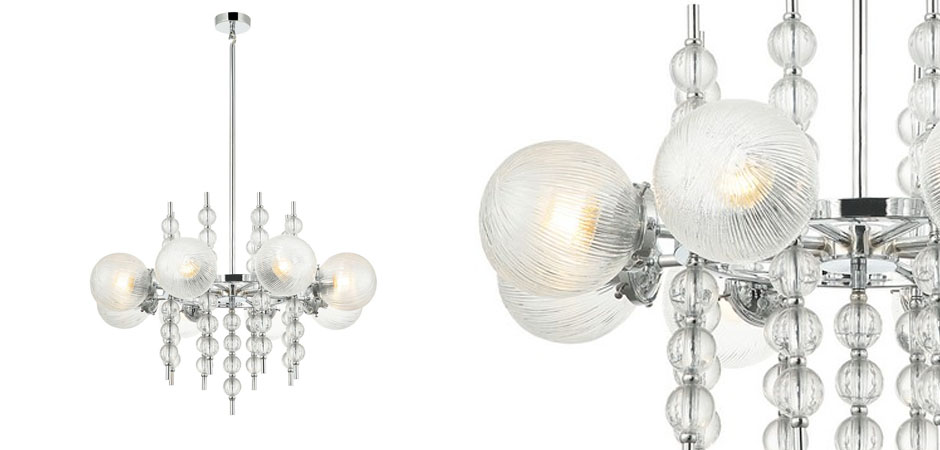 Люстра с Рельефным Стеклом Veron - Loft-Concept в Омске