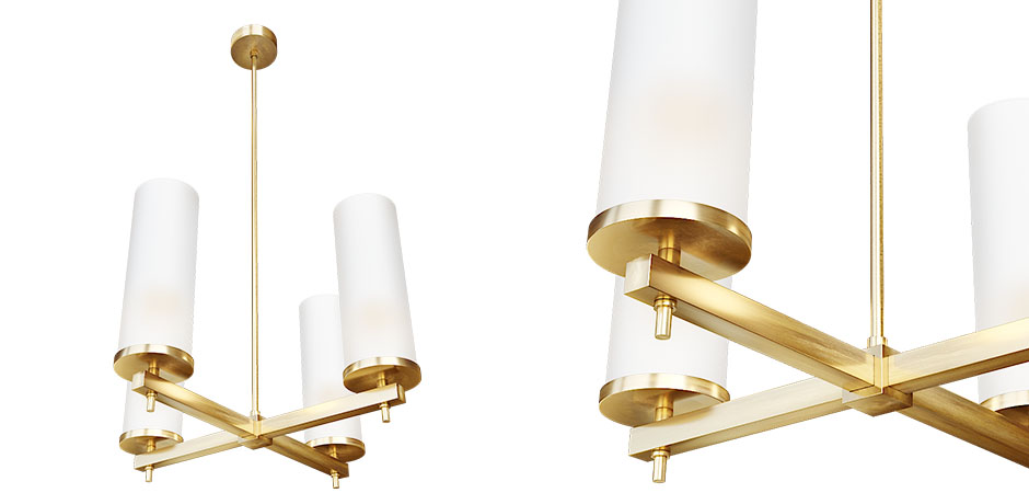 Люстра Дизайнерская Candle Holder 4 лампы Люстра Дизайнерская Candle Holder 4 лампы - Loft-Concept в Омске
