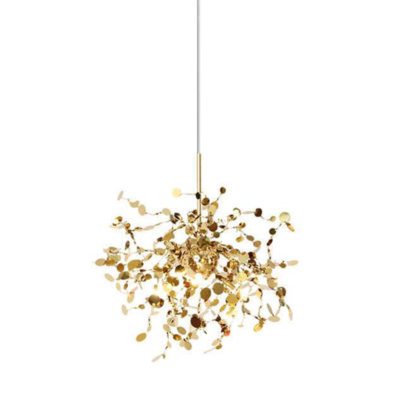 Люстра Terzani Argent Suspension Gold Pendant lamp 50 Золотой в Омске | Loft Concept 