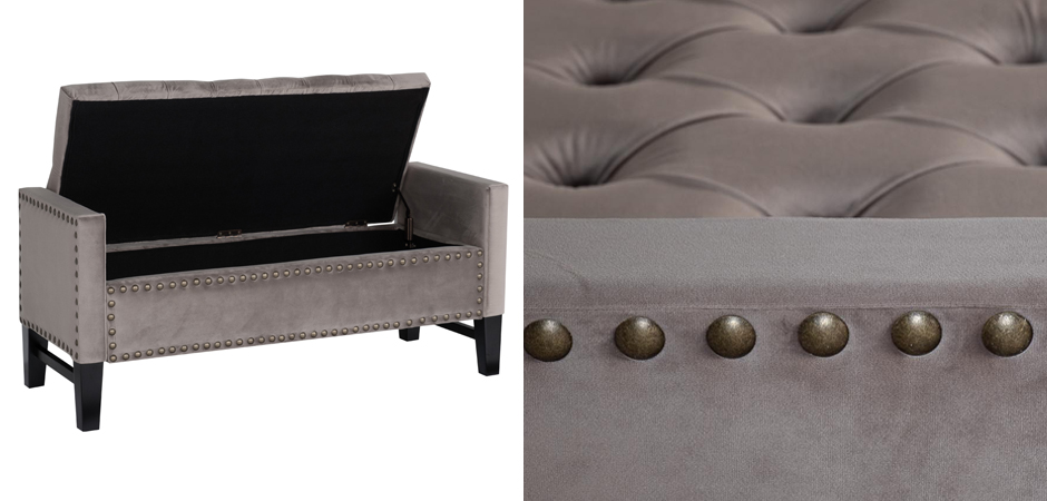 Банкетка с ящиком Helen Bench Seat Банкетка с ящиком Helen Bench Seat - Loft-Concept в Омске