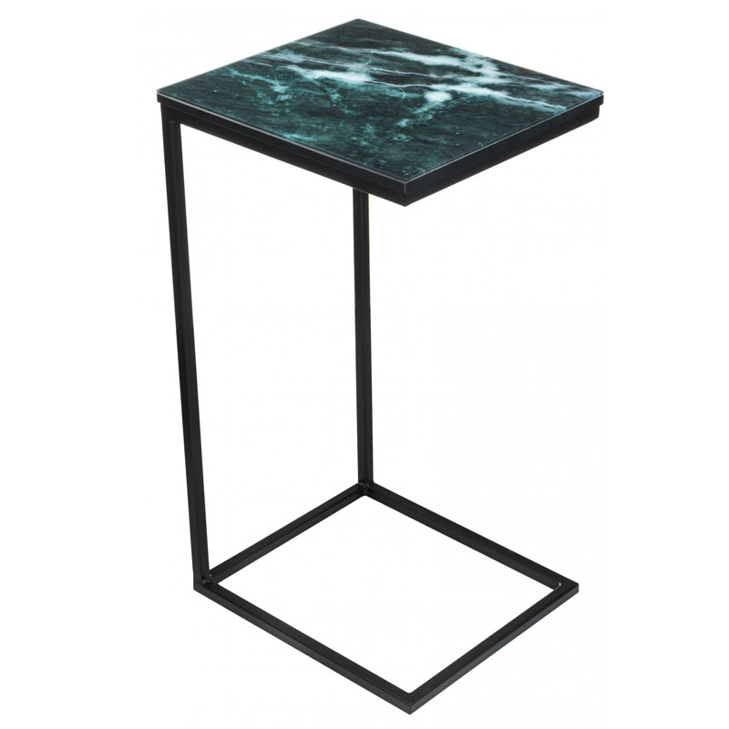 Приставной стол Zermatt Side Table malachite Малахит в Омске | Loft Concept 