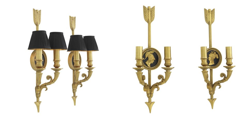 Комплект из 2-х бра Eichholtz Wall Lamp Tiberius Комплект из 2-х бра Eichholtz Wall Lamp Tiberius - Loft-Concept в Омске