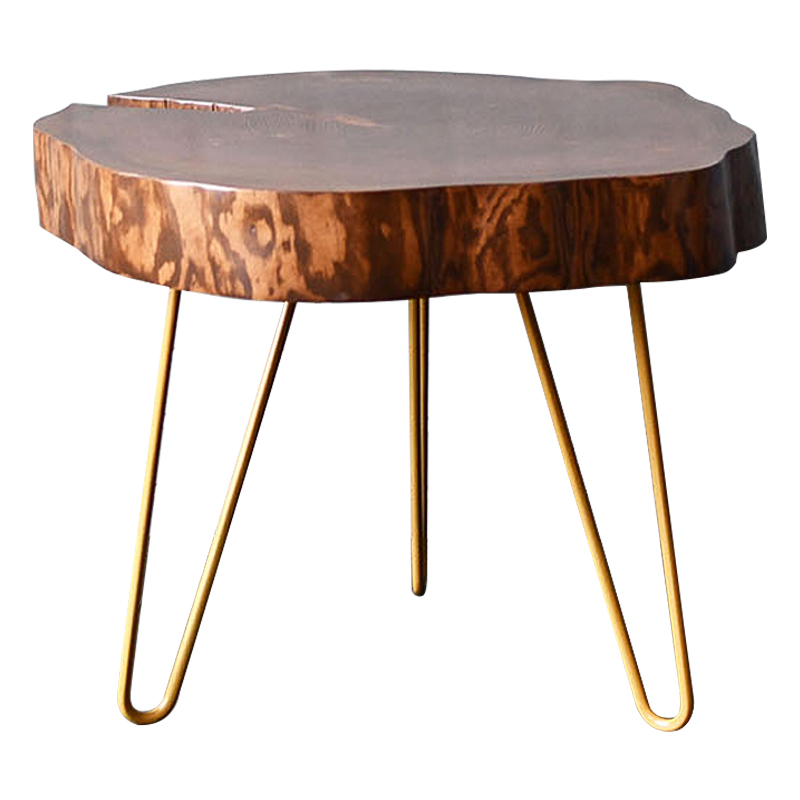 Кофейный стол Dylon Industrial Metal Rust Coffee Table Коричневый Желтый в Омске | Loft Concept 