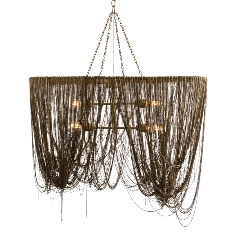 Люстра Arteriors LAYLA PENDANT Золотой Серебряный в Омске | Loft Concept 