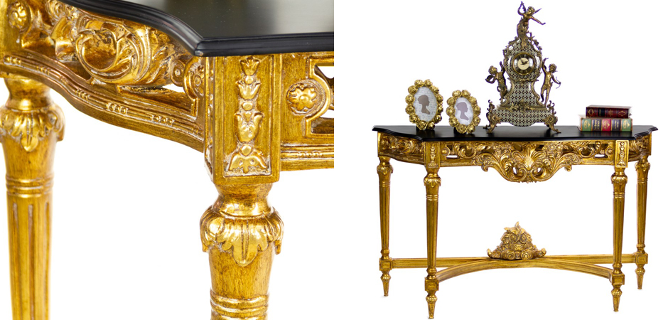 Консоль Console with Gold Monograms Консоль Console with Gold Monograms - Loft-Concept в Омске