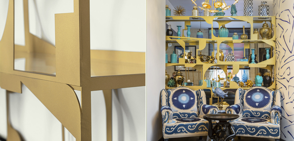 Стеллаж Golden Kaleidoscope Стеллаж Golden Kaleidoscope - Loft-Concept в Омске