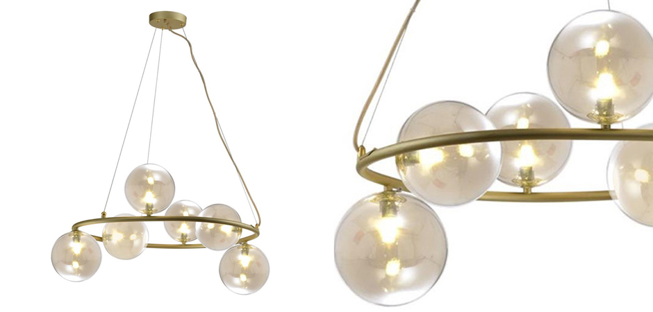 Люстра Bubble Glass Матовое золото Люстра Bubble Glass Матовое золото - Loft-Concept в Омске
