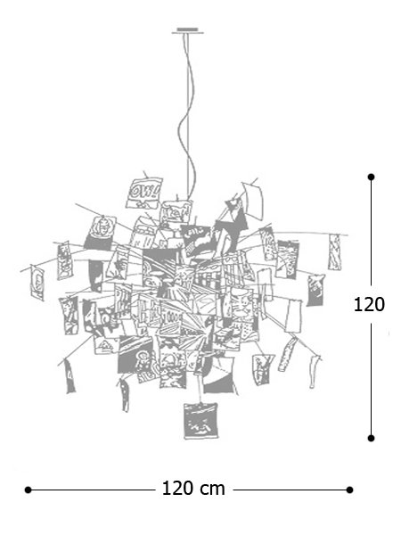 Светильник Zettel Z 5 Ingo Maurer text в Омске