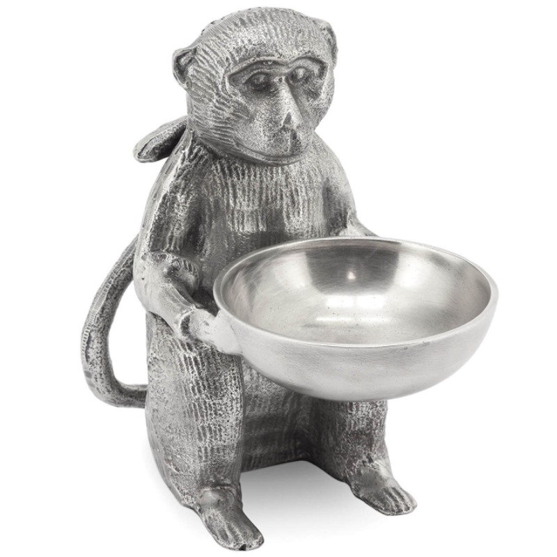 Подсвечник CANDLEHOLDER MONKEY ALLU Silver Серебряный в Омске | Loft Concept 