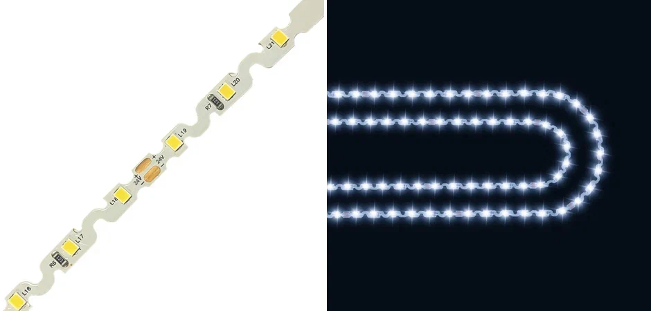 Светодиодная лента 5W/m 60LED/m 2835SMD холодный белый 5M - Loft-Concept в Омске