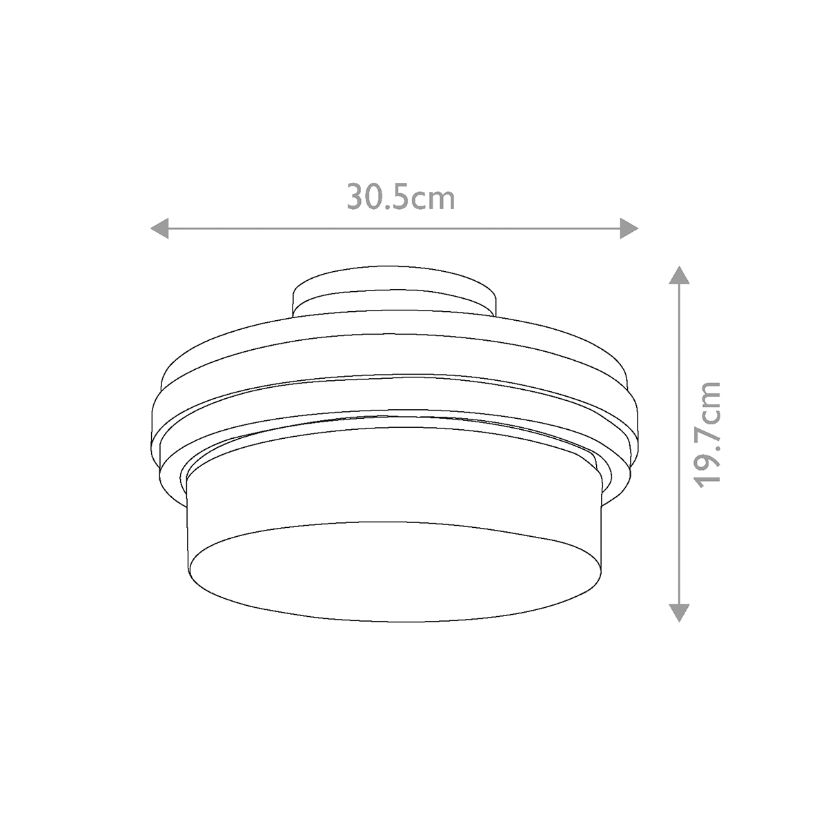 Потолочный светильник с прозрачным стеклянным плафоном с эффектом пузырьков Kichler в Омске