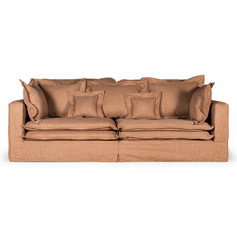 Диван Evelyn Textile Brown Sofa Коричневый в Омске | Loft Concept 