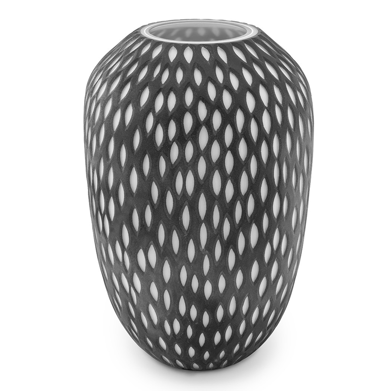 Ваза VASE POIS Черно-белый Ваза VASE POIS Черно-белый в Омске | Loft Concept