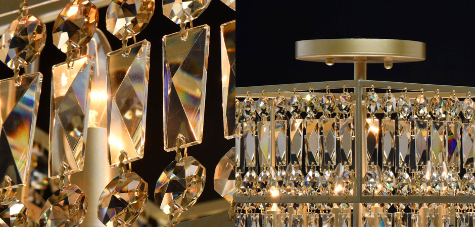 Потолочный светильник Crystal Inserts Lamp amber 6 Потолочный светильник Crystal Inserts Lamp amber 6 - Loft-Concept в Омске