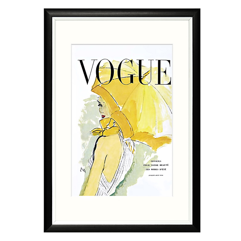 Постер Vogue July-August 1950 Мульти в Омске | Loft Concept 