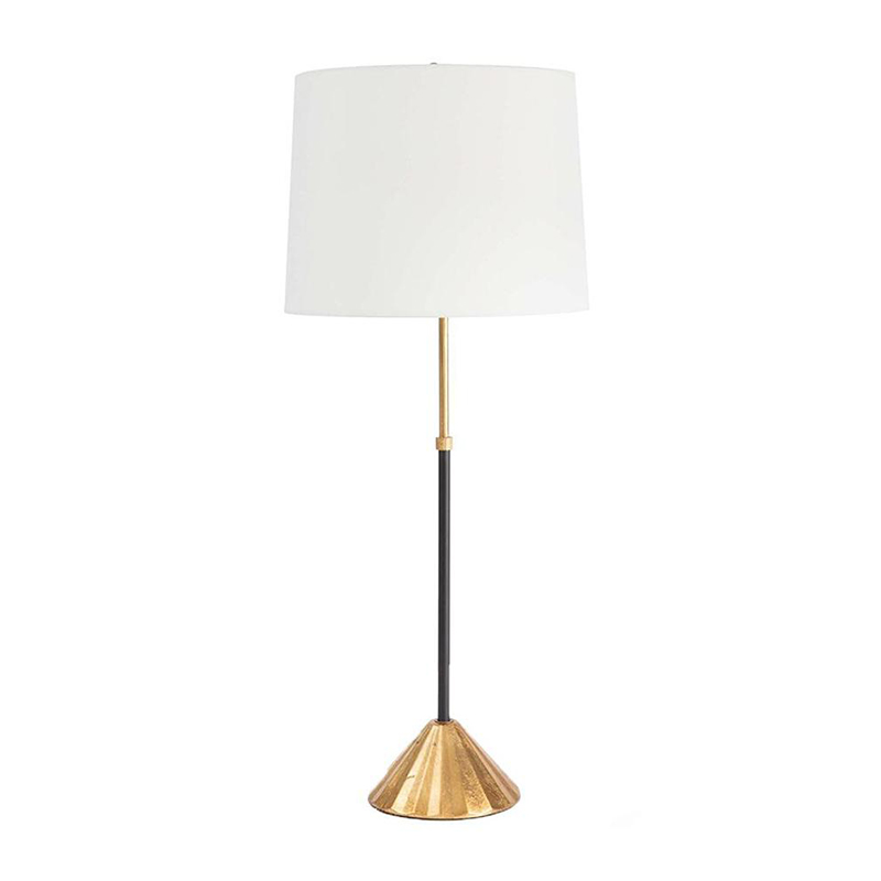 Настольная лампа Arleta Table lamp Белый Черный Золотой в Омске | Loft Concept 