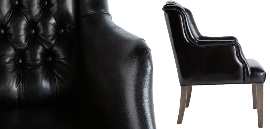 Кресло Leather Elegance Black Кресло Leather Elegance Black - Loft-Concept в Омске