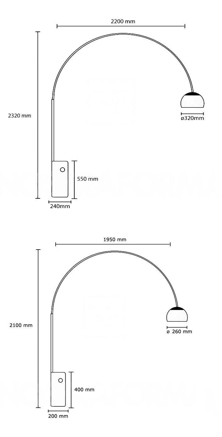 Торшер Flos Arco в Омске