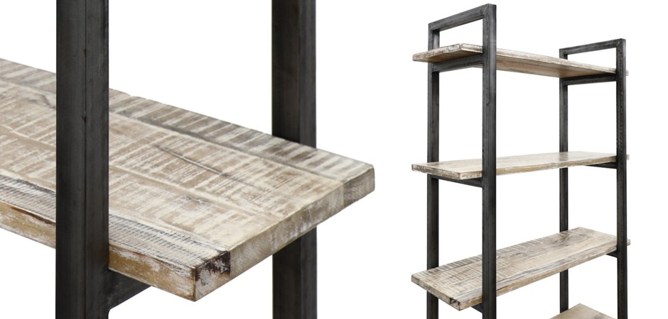 Стеллаж Takari Industrial light Wood Стеллаж Takari Industrial light Wood - Loft-Concept в Омске