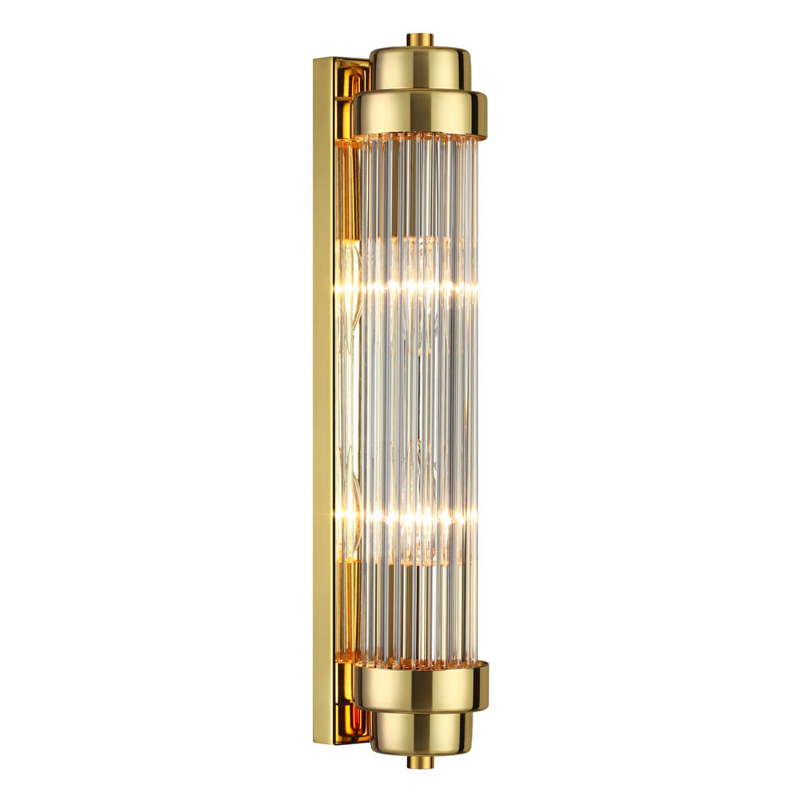 Бра Dirck Glass TUBE Sconce Gold Золотой в Омске | Loft Concept 