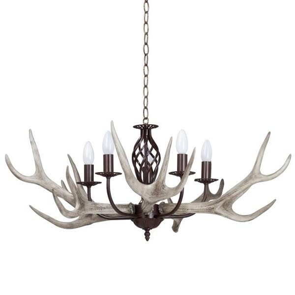 Люстра Horned Forrest Chandelier Коричневый в Омске | Loft Concept 