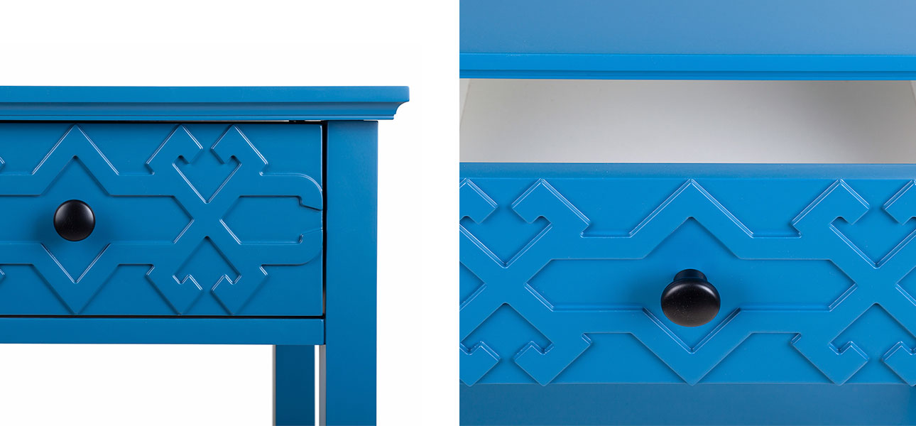 Консоль цвет синий Country Style - фото №2