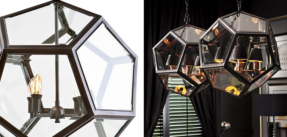 Люстра Eichholtz Lantern Yorkshire Bronze L - Loft-Concept в Омске