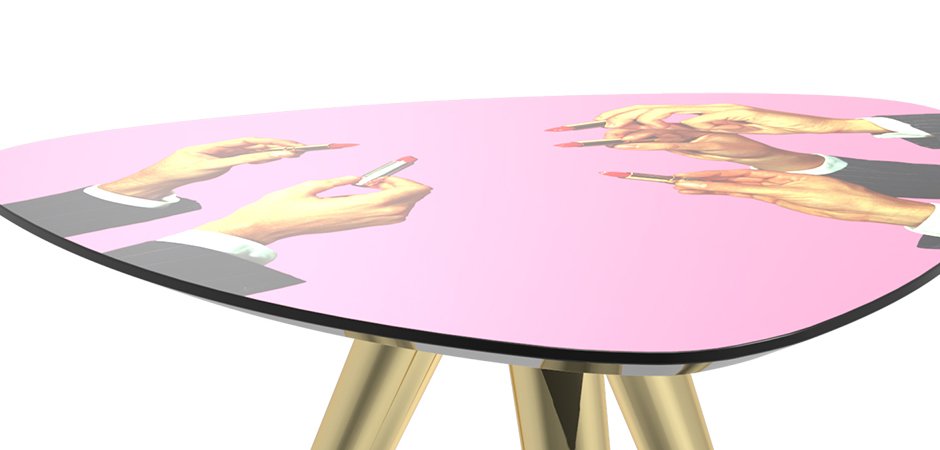 Журнальный стол Seletti Side Table Pink Lipsticks Журнальный стол Seletti Side Table Pink Lipsticks - Loft-Concept в Омске