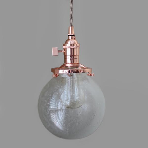 Подвесной светильник Bubble Sphere Glass Copper Медь в Омске | Loft Concept 