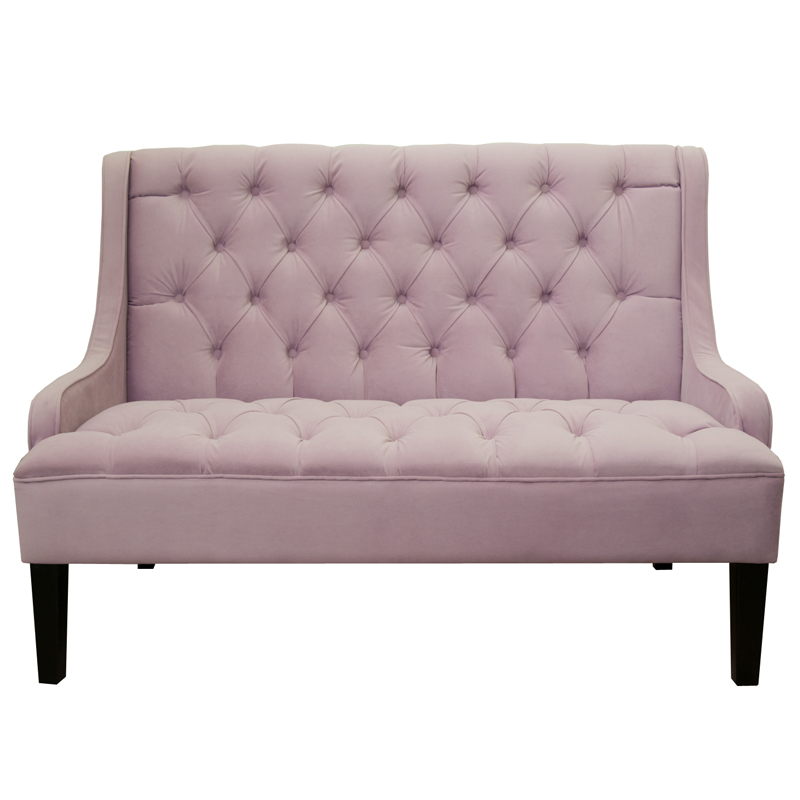 Диван Folket Sofa velour pink Розовый (Rose) в Омске | Loft Concept 