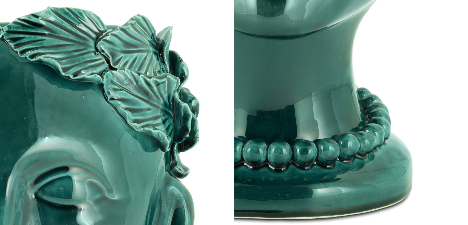 Ваза Vase Selva Mono Copper Green - фото