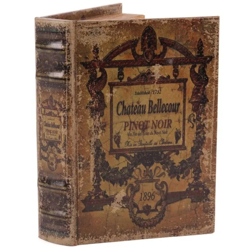 Шкатулка-книга Vintage Book Box Коричневый в Омске | Loft Concept 