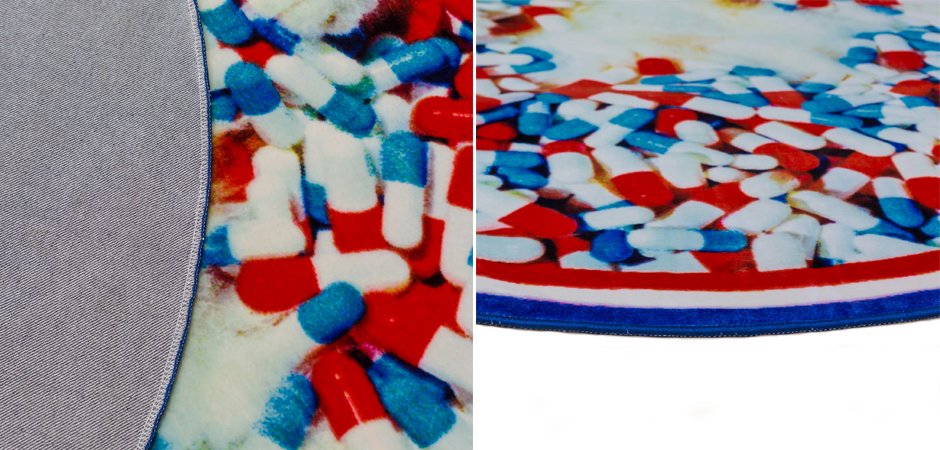 Ковер Seletti Round Rug Cat Ковер Seletti Round Rug Cat - Loft-Concept в Омске