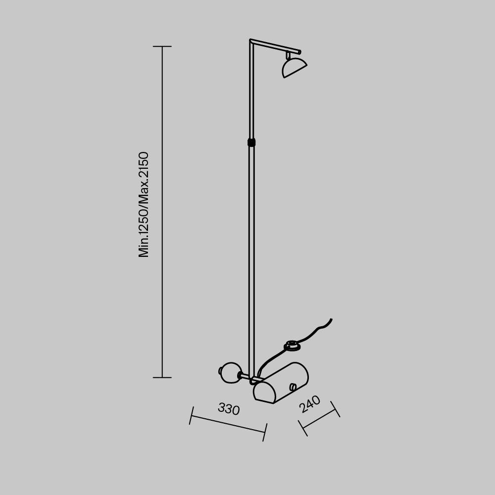 Напольный светильник Pikant 3000К 13Вт в Омске