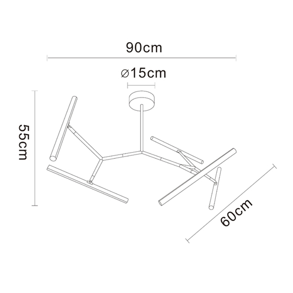 Люстра на штанге Geometry в Омске