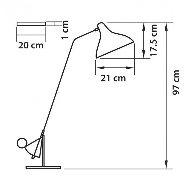 Настольная лампа Lampara Table Lamp в Омске