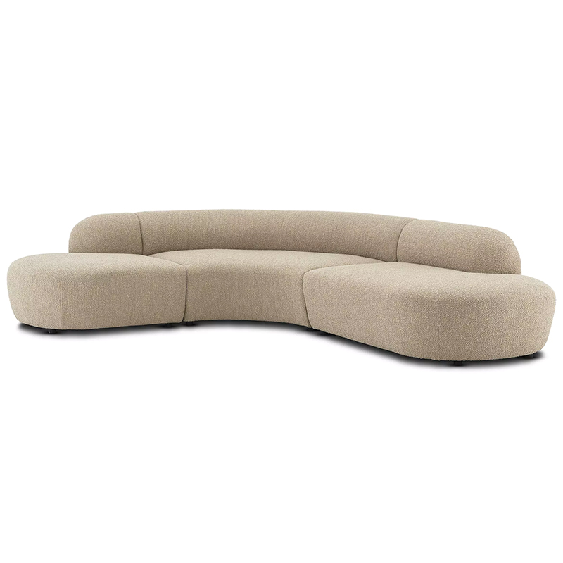 Диван Eichholtz Sofa Bjorn Boucle Sand Песочный в Омске | Loft Concept 