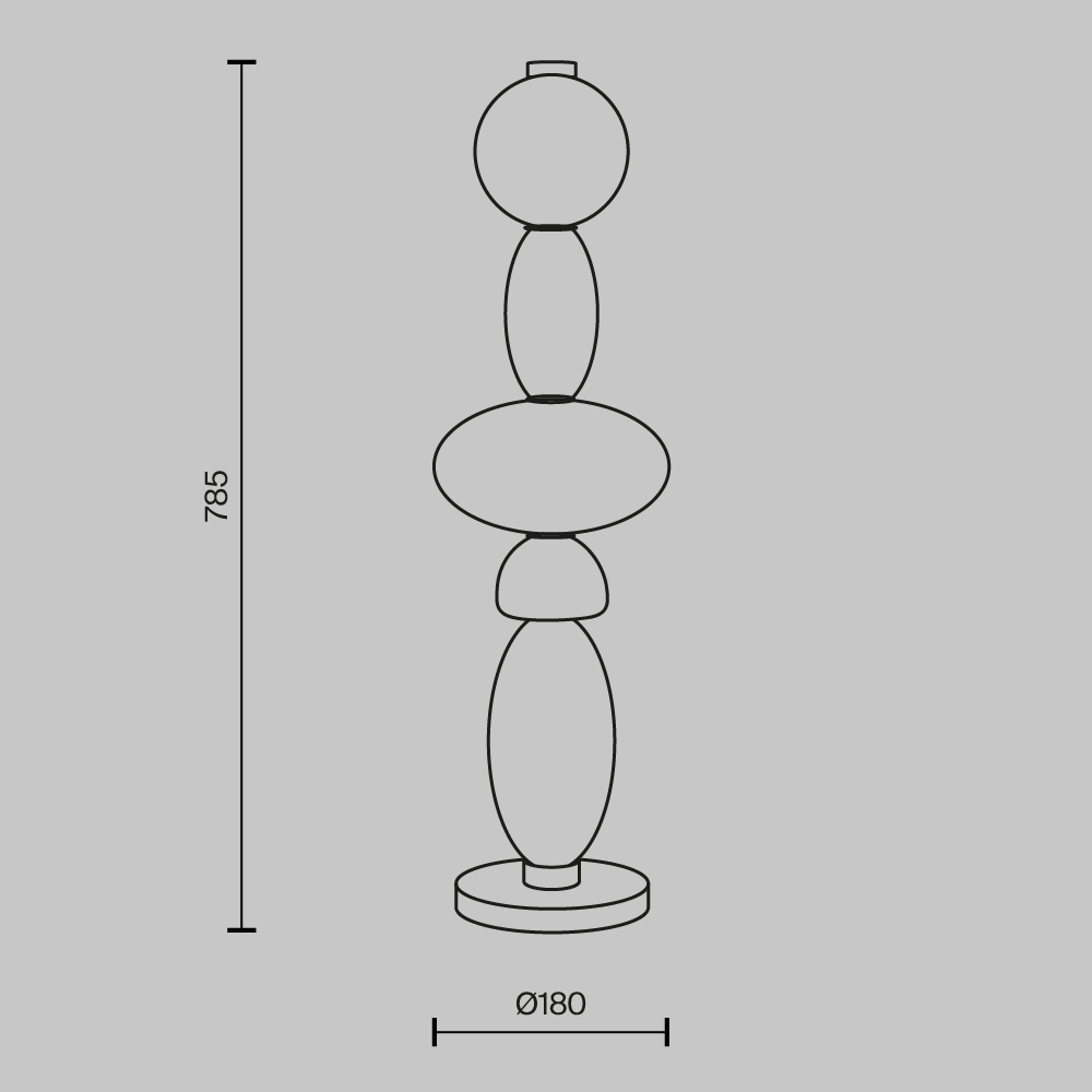 Настольный светильник Adore 3000К 23Вт в Омске