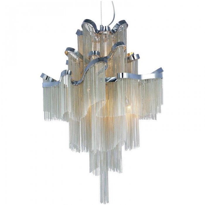 Люстра Stream Chandelier White Белый в Омске | Loft Concept 