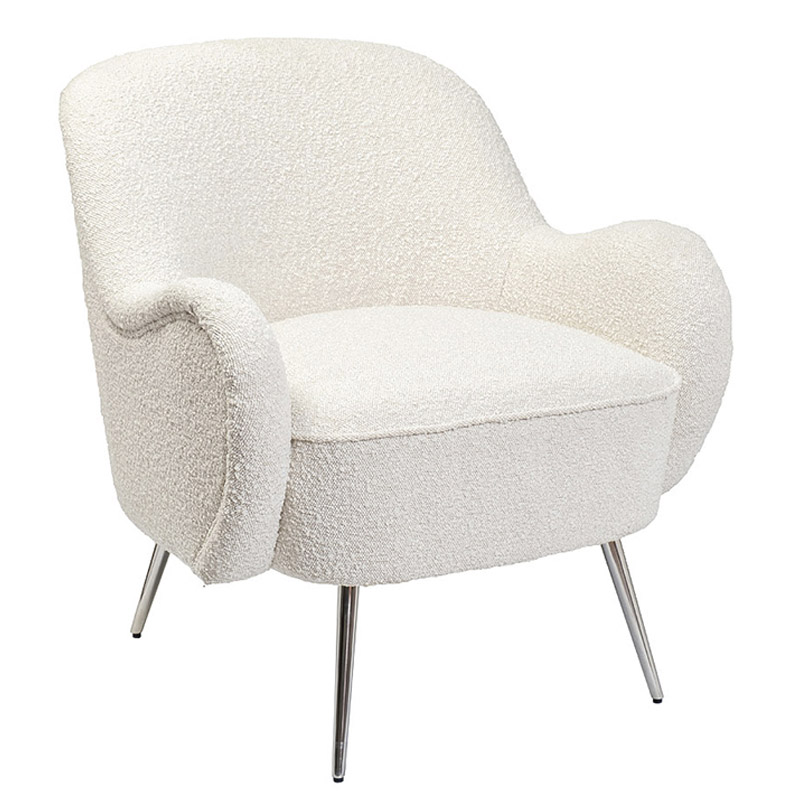 Кресло Boucle Choli Armchair Кремовый в Омске | Loft Concept 