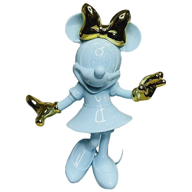 Статуэтка Минни Маус голубого цвета Minnie Mouse Blue Figurine  Голубой в Омске | Loft Concept 