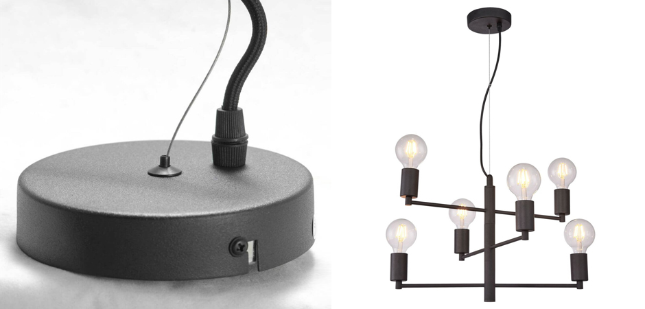 Подвесной светильник Atomium Black - Loft-Concept в Омске