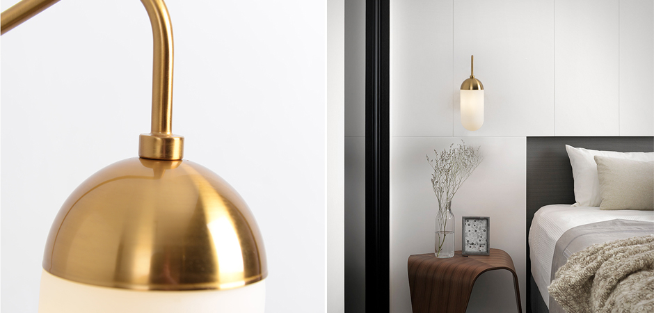 Бра Pelle Sconce short Gooseneck Clear Shade Бра Pelle Sconce short Gooseneck Clear Shade - Loft-Concept в Омске