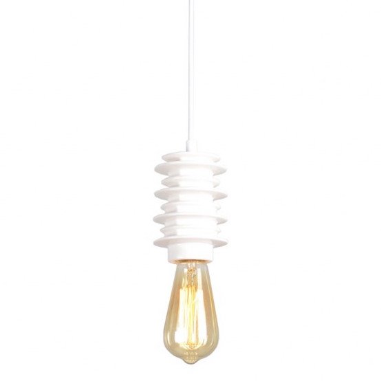 Подвесной светильник Insulator Pendant White Белый в Омске | Loft Concept 