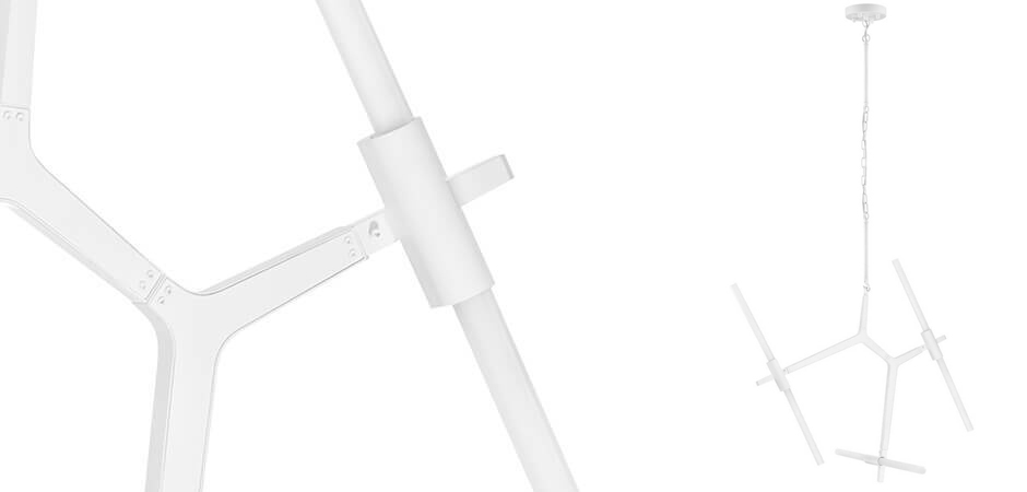 Люстра Агнес Chandelier White 6 Люстра Агнес Chandelier White 6 - Loft-Concept в Омске