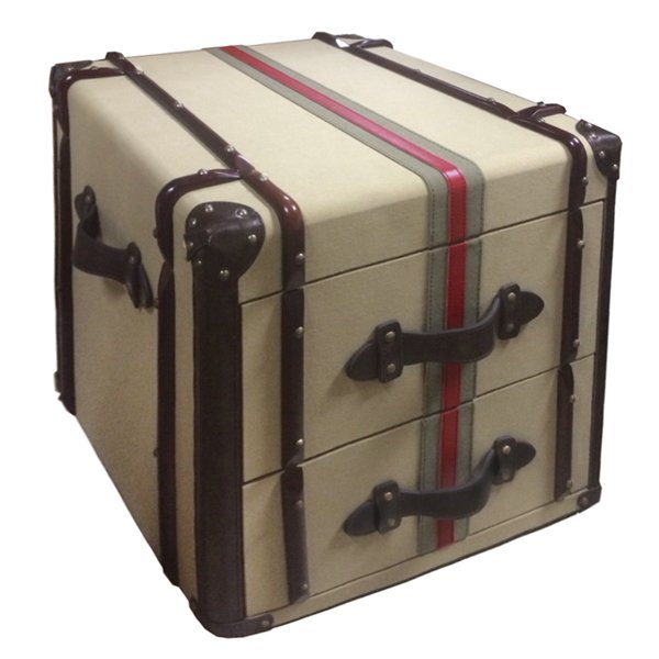 Сундук Richards Red line Canvas Medium trunk   в Омске | Loft Concept 