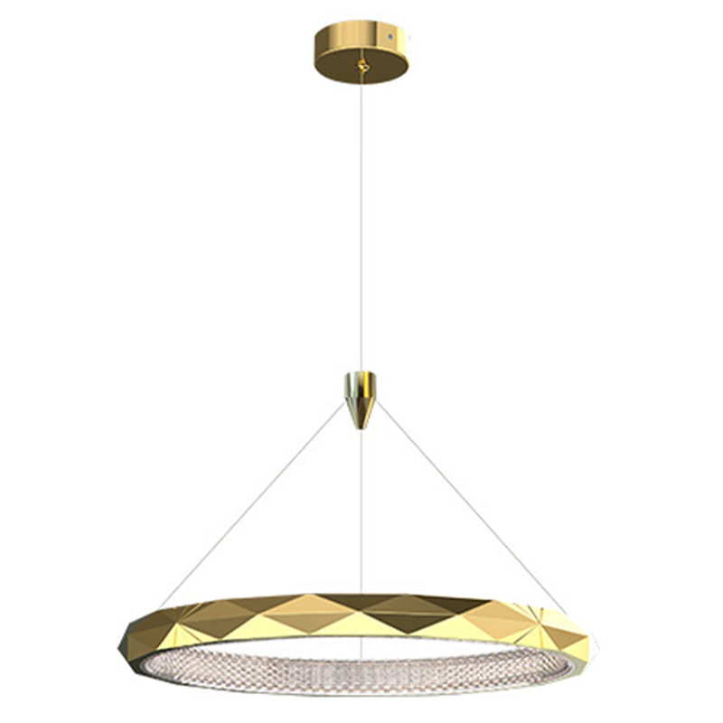 Люстра Horizontal Ring Gold Chandelier Золотой в Омске | Loft Concept 